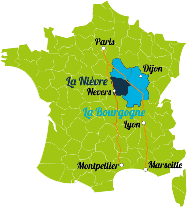 Carte de la France